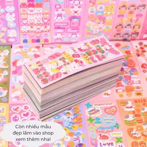 Bộ 20-40 Miếng Dán 13.5*4.5cm Trang Trí Sổ Tay DIY Dễ Thương Cho Bé - Sản Phẩm Hoàn Hảo Phát Triển Sáng Tạo Và Tư Duy