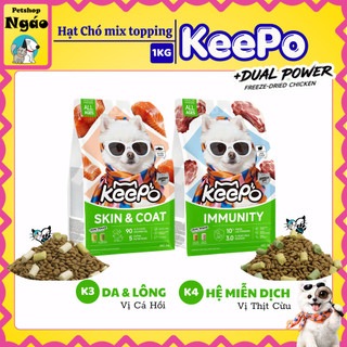 Thức Ăn Cho Chó Keepo K3 & K4 – Toàn Diện: Da Lông Óng Mượt, Xương Khớp & Tăng Cường Miễn Dịch