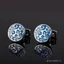 Zircon Cufflinks Áo Sơ Mi Pháp Còng Móng Tay Nam Còng Móng Tay Kinh Doanh Còng Nút Pháp Quà Tặng 9Q0Q