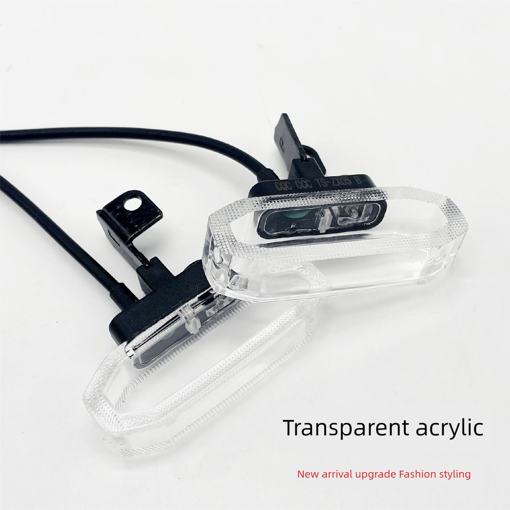Xe Điện 12v Trong Suốt Acrylic Siêu Sáng Chống Thấm Nước Hai Dây Tín Hiệu Thích Hợp Cho Mũi Tên Vàng Emma Sửa Đổi Các Bộ Phận