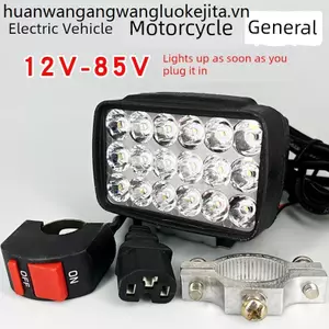 12V-85V Universal] Đèn sửa đổi xe máy Đèn xe điện Đèn pha LED siêu sáng Đèn pha không dây chống nước