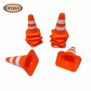 Thu Nhỏ Nón Giao Thông Thiết Kế Thực Tế Đồ Chơi Đường Nón Và Rào Chắn Mịn Mà Không Cần Burrs Cát Bàn Rào Chắn Mô Hình Dành Cho Người Sở Thích, Tòa Nhà Diorama