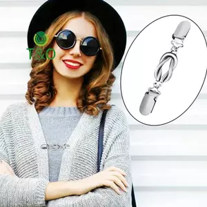 3 Kẹp Áo Len Cinch Kẹp Đầm Vintage Kẹp Ba Cinch Khăn Choàng Cardigan Cổ Kẹp Để Thắt Lưng Quần Thắt Lưng [Mới]