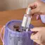 < WHPHous-t > Túi đựng dây rút bằng lưới Nylon Túi hoạt động du lịch và ngoài trời đa năng dành cho sản phẩm kỹ thuật số Túi trang điểm đẹp