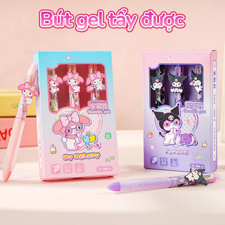 Bút mực xoá được đa năng – Bút gel ngòi 0.5mm mực xanh, hình hoạt hình cute, thiết kế đẹp cho học sinh tiểu học