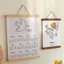 Móc treo áp phích từ tính ICUCKO, Khung gỗ lắp đặt dễ dàng có thể điều chỉnh, trưng bày nghệ thuật Thiết kế từ tính Tác phẩm nghệ thuật Móc treo tường nghệ thuật