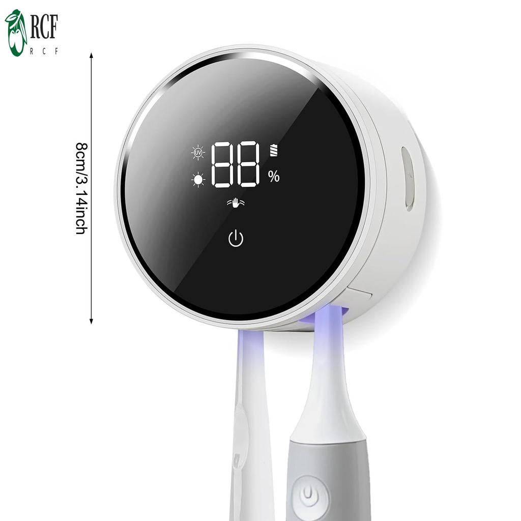Hộp đựng nước rửa bàn chải đánh răng UV Khử trùng và sấy khô Vỏ treo tường Thích hợp cho cắm trại đi bộ đường dài