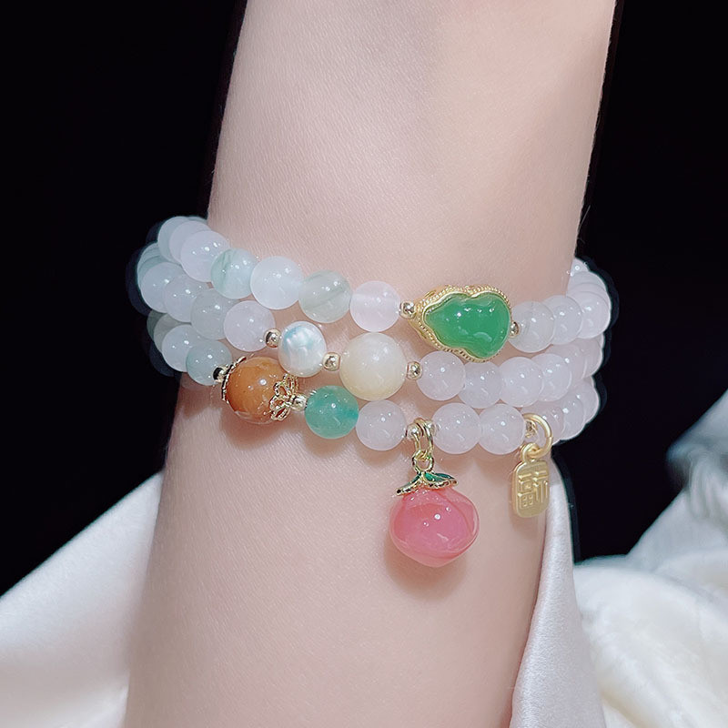 Vòng tay ngọc bích phong cách Trung Quốc cổ điển