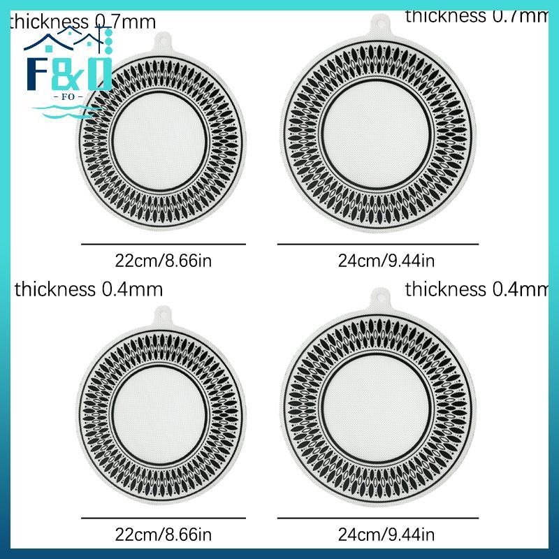 [F & O] 1 Tấm bảo vệ đầu bếp cảm ứng cho bếp cảm ứng Thảm silicon đa chức năng cho lớp lót nồi chiên không khí {vn}