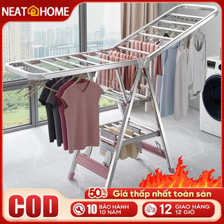 xào phơi quần áo ngoài trời gập gọn thông minh khung ống dày chắc chắn phơi chăn mền tiện lợi
