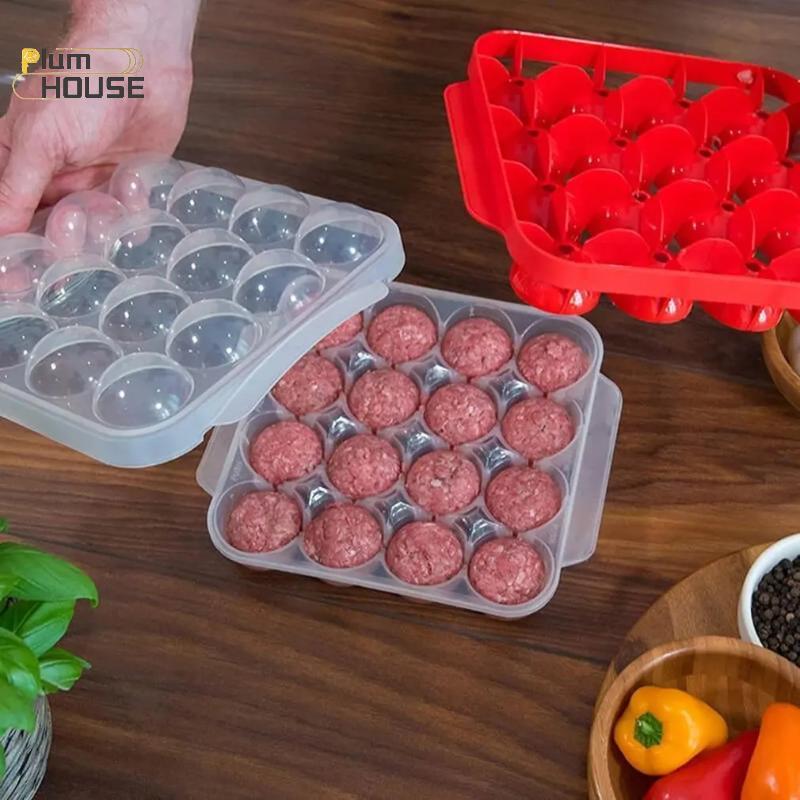 PlumHOUSE Mới Thịt Viên Máy Làm Cơm Lắc Thịt Viên Khuôn Cá Bóng Bò Bóng Khuôn Dụng Cụ Thịt Phụ Kiện Nhà Bếp Tiện Ích VN