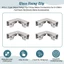 4 L Loại Kính Cố Định Kẹp 2 Chiều Đầu Nối Kính Cho 6-10Mm Đồ Nội Thất Phần Cứng Phụ Kiện Kính