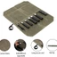 Treeling Heavy Duty Chefs Knive Storage Roll Bag Waxed Canvas Knive Case với 7 khe cắm cho Knive Dụng cụ nhà bếp Knive Pouch