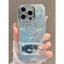 Ốp lưng iPhone Nơ màu xanh dương kim tuyến Cho iPhone 16 Promax 15 11 12 13 14plus xr xsmax 16plus