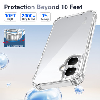 Dành cho infinix Smart 10 / POP 10 Ốp điện thoại cứng pha lê trong suốt chống rơi 4 chiếc Vỏ mỏng chống sốc