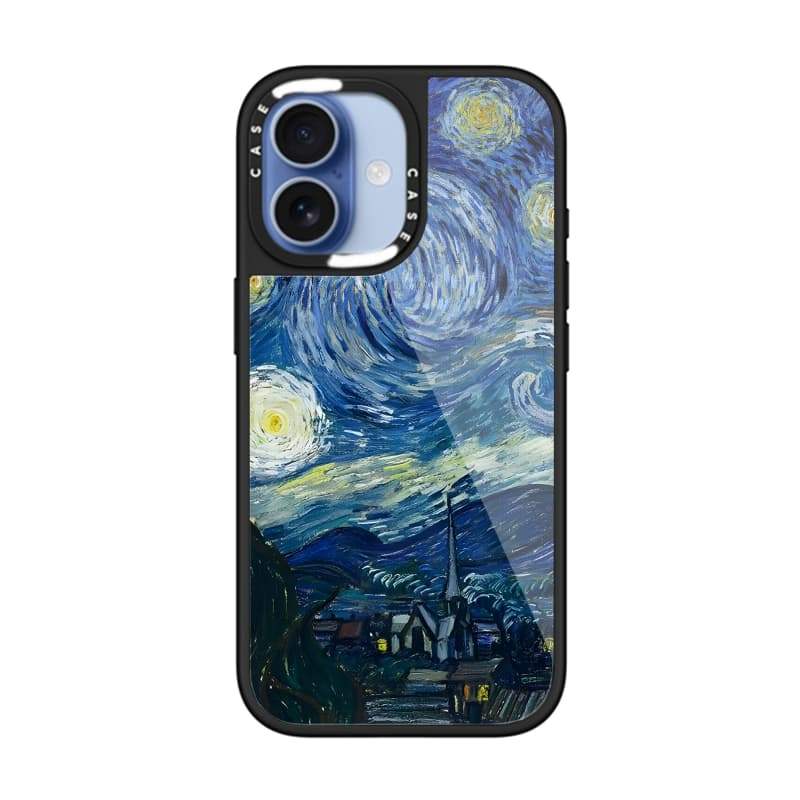 CASECASE X Tranh Sơn Dầu Đồng quê Vỏ Kính Hút Từ Tính Chống Trầy Xước Cho IPhone 17 Air 16 15 14 Pro Max Plus Ốp Lưng Cứng Có Hộp Khắc logo
