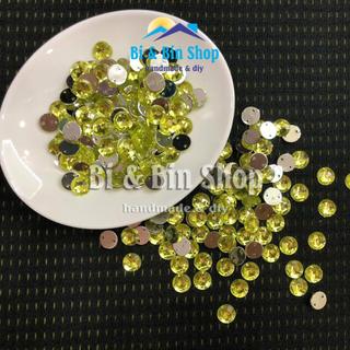 288 Viên Đá Kết Nhựa Tròn 8mm Đính Kết Trang Phục, Làm Phụ Kiện Thời Trang