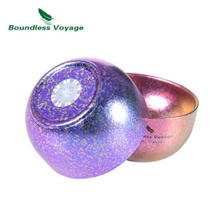 Boundless Voyage Nhiều Màu Sắc Titan Hai Lớp Cốc Miệng Rộng Rượu Trà Cốc Drinkware Cắm Trại Cốc Nước 30ml Ti3082D