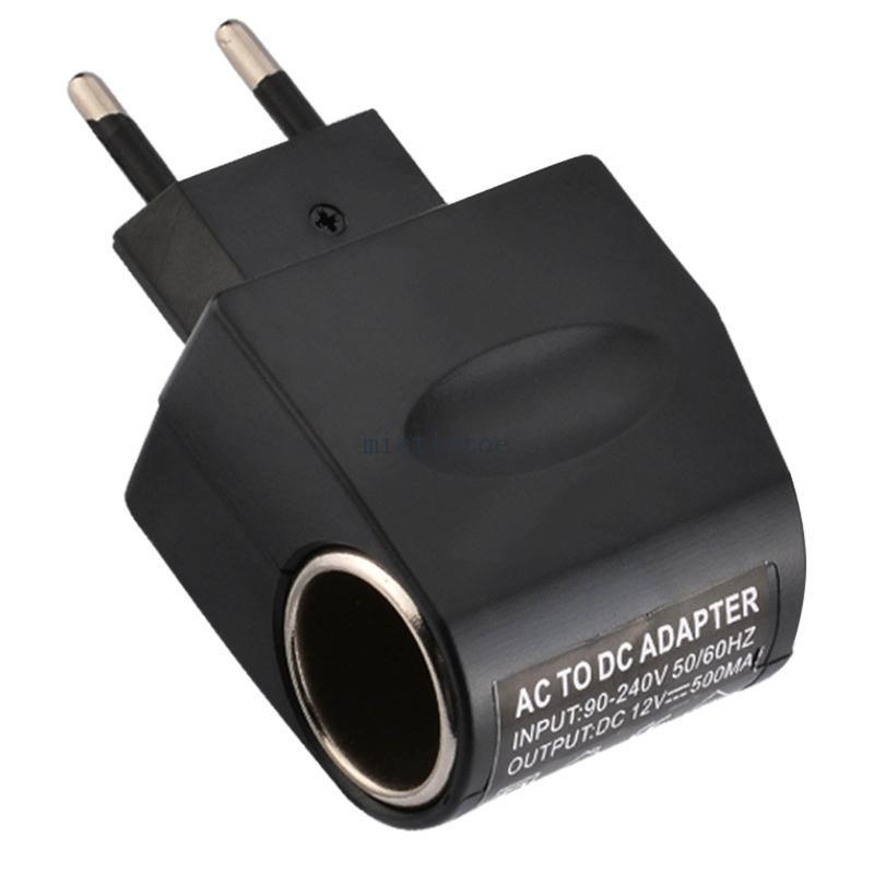 MIS AC 220V sang DC 12V Adapter Xe Bật Lửa Chuyển Đổi Ổ Cắm Điện An Toàn 6W Cắm Tường Bộ Chuyển Đổi