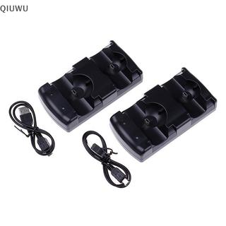QIUWU Trạm sạc usb màu đen cho bộ điều khiển di chuyển playstation 3 ps3 .
