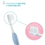 Bàn Chải Đánh Răng Chicco Cho Bé Từ 6 Tháng Trở Lên Lông Mềm Mại Làm Sạch Sâu - Bibo Mart