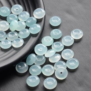 ((5 Miếng) Lụa Ngọt Tự Nhiên Vàng - Hạt Phù Hợp Vòng Tay Trái Tim Handmade - Phụ Kiện Trang Sức