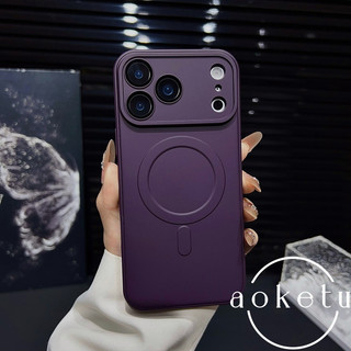 Thích hợp cho vỏ điện thoại Apple 17 Pro màu cam iPhone 17 Promax da nhạy cảm mạnh từ tính iPhone 16 Pro chống rơi bao gồm tất cả các bộ phim ống kính Vỏ bảo vệ 15 / 1