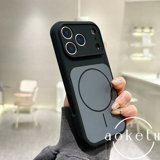 Ốp điện thoại silicon lỏng hai tông màu đỏ từ tính thích hợp cho iPhone 13 14 15 16 17 Pro max lỗ chính xác bao gồm vỏ silicon mờ chống rơi