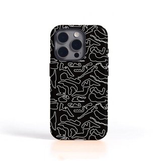 Ốp Điện Thoại Thích Hợp Cho iPhone Vỏ Phim Hai Trong Một Đơn Giản F1 Track Thích Hợp Cho iPhone17p / 15 / 14pro / 13 / 12 / 11 Vỏ Bảo Vệ NCL9