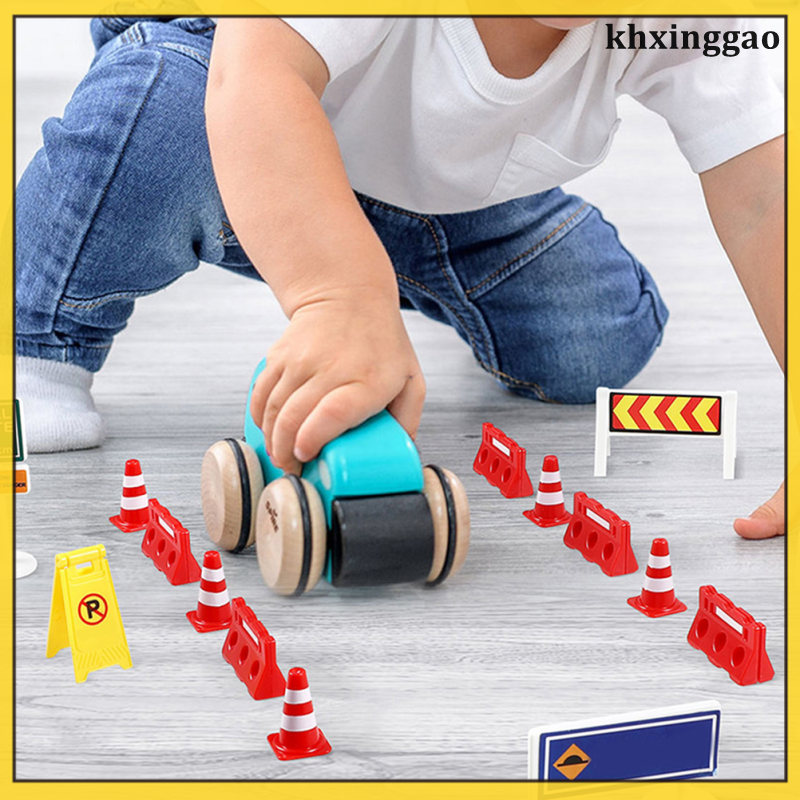 20 Chiếc Đường Biển Đồ Chơi Cho Trẻ Em Nón Chủ Đề Xây Dựng Mini Giao Thông Chơi Dấu Hiệu Đồ Chơi Trẻ Em khxinggao