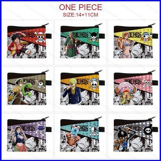 GS4 One Piece Luffy Trẻ Em Hoạt Hình Anime Ví Đựng Tiền Xu Ví Đựng Thẻ ID Tín Dụng Túi Tai Nghe Túi Bé Trai Ví