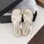 Phong Cách Mới La Mã Dép Nữ Mùa Hè Phù Hợp Với Mặc Ngoài Đi Biển Flip-Flops Ngón Tay Dép Phong Cách Sang Trọng Flip-Flops26040109
