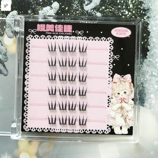Cụm lông mi giả đơn sợi mềm mại thoải mái vẻ ngoài tự nhiên dành cho nữ biểu diễn sân khấu