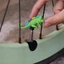 Nắp vòi phun khí cho xe đạp và xe máy - Cao su PVC mềm, chống bụi và nước - Thiết kế hoạt hình Chameleon