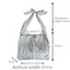 Túi Tote In Hoa OLVIDO, Chất Liệu Cotton Túi Mua Sắm Dung Tích Lớn, Thiết Kế Hai Mặt Có Thể Tái Sử Dụng In Hoa Túi Vải Lớn Du Lịch