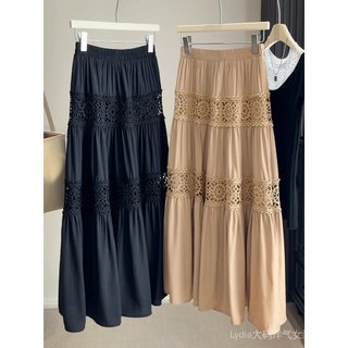 Váy móc rỗng chất lượng cao, thời trang mùa xuân-hè, phù hợp dáng người cỡ lớn