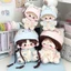 10cm20cm Quần Áo Bé Búp Bê Cotton Quần Áo Dễ Thương Búp Bê Búp Bê Mũ Jumpsuit Hai Mảnh Thay Thế Bộ