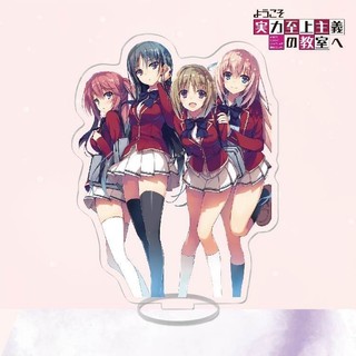 Mô Hình Acrylic  Classroom of the Elite 3   Stand  Acrylic Trang Trí Bàn, Quà Tặng Anime