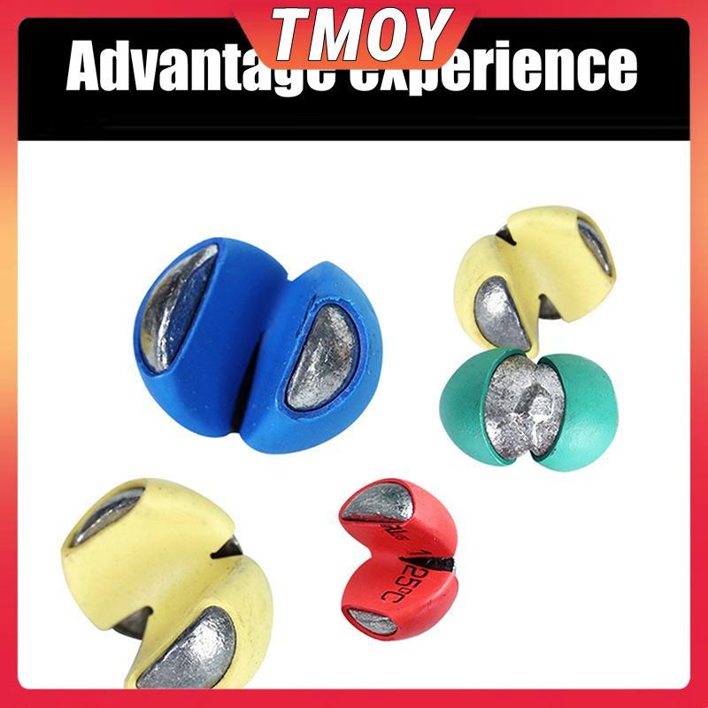 Kẹp chì câu cá TMOY làm từ cao su mềm mại, nhiều màu sắc, phù hợp cho hồ và sông, giúp câu cá chép hiệu quả hơn với khả năng chìm nhanh.