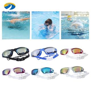 Perfectlan Kính bơi người lớn tầm nhìn rộng, chống nước, phù hợp thể thao và lặn biển