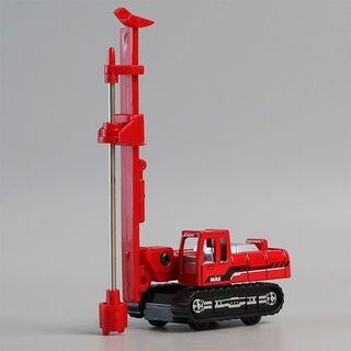 Hợp Kim Máy Đóng cọc Đồ Chơi Xe Trẻ Em Trượt Xe Mô Phỏng Xe Mini Mô Hình Bé Trai Bé Khoan Xe Mô Hình