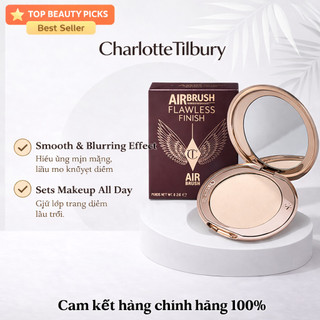 ℂ𝕙𝕒𝕣𝕝𝕠𝕥𝕥𝕖 𝕋𝕚𝕝𝕓𝕦𝕣𝕪 𝔸𝕚𝕣𝕓𝕣𝕦𝕤𝕙 𝔽𝕝𝕒𝕨𝕝𝕖𝕤𝕤–  Phấn Phủ Mịn Lì, Kiềm Dầu, Che Khuyết Điểm, Giữ Makeup Lâu