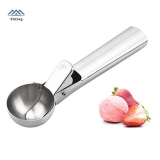 ELBBKG Muỗng Kem Thép Không Gỉ Máy Đào Kem Trái Cây Chống Dính Máy Làm Quả Bóng Dưa Hấu Kem Thìa Dụng Cụ Mới