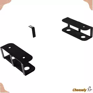 Giá đỡ lưu trữ máy tính xách tay CHEESELY, Chống rơi dưới TV dưới giá đỡ bàn, Phụ kiện máy tính xách tay kim loại dưới bàn làm việc