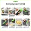 Dụng cụ cắt tỏi Hướng dẫn sử dụng Dụng cụ cắt khoai tây chống trượt Máy ép tỏi nhà bếp có thể tháo rời cho gia đình Cắt rau gelhvn