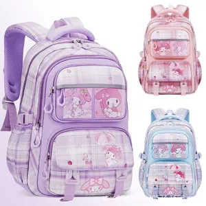 Melody Trẻ Em Schoolbag Dung Tích Lớn Nhẹ Ba Lô Bảo Vệ Ridge Ba Lô Bé Gái