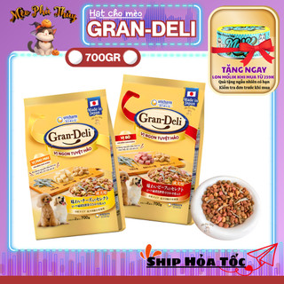 Hạt Cho Chó Trưởng Thành Gran Deli 700g - Vị Phô Mai & Bò, Đồ Ăn Ngon Hảo Hạng Cho Thú Cưng