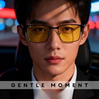 Kính râm gọng vuông GENTLE MOMENT kính mát thời trang nam nữ chống tia UV phong cách ngầu GMM639