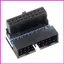 Bộ chuyển đổi bo mạch chủ USB 3.0 19 / 20 chân Đầu nối nam sang nữ Bộ chuyển đổi mở rộng bo mạch chủ USB cho máy tính PC lyuvn