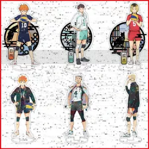 SQ3 Haikyuu Hình Anime Đồ Chơi Mô Hình Đĩa Giá Đỡ Shoyo Hinata Tobio Kageyama Trang Trí Nhà Bộ Sưu Tập Vật Trang Trí Quà Tặng QS3